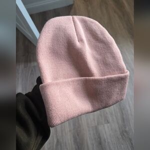 Pink Knit Beanie
